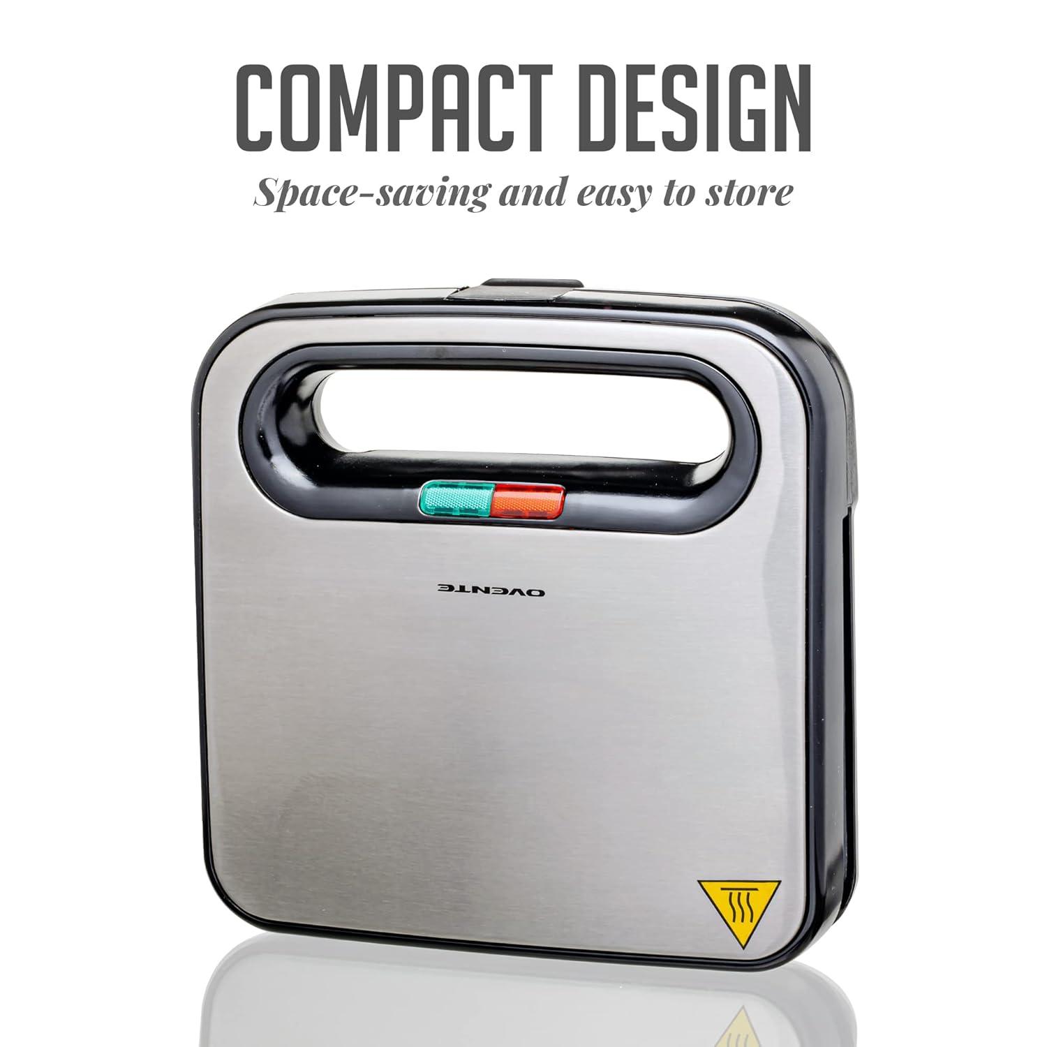 Ovente OVENTE Compact Electric Panini Press Grill