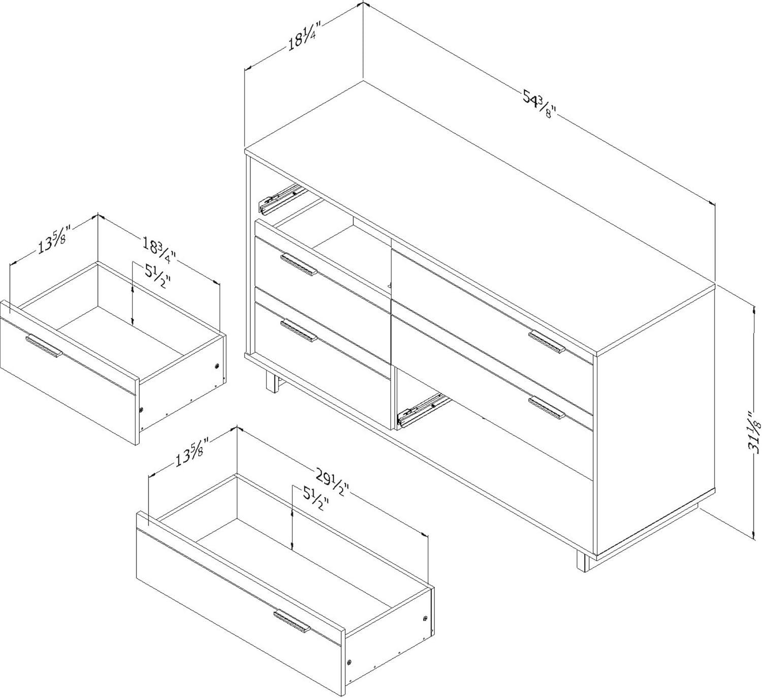 Fynn 6-Drawer Dresser