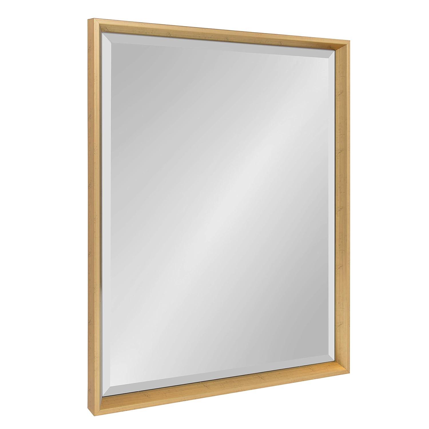 24" x 30" Calter Framed Wall Mirror Gold - Kate and Laurel