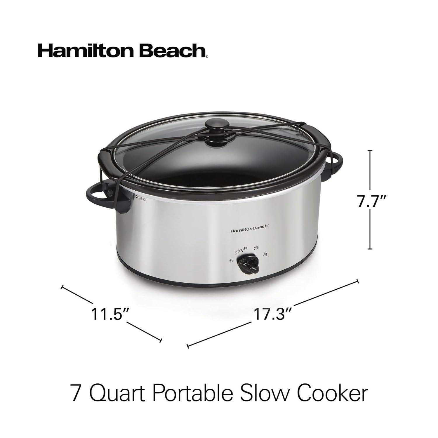 Hamilton Beach Hamilton Beach® 7 Quart Portable Slow Cooker