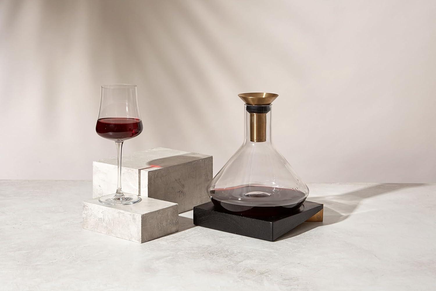 RBT RBT Wine Decanter With Sediment Strainer And Aerator, Enhance Flavor And Clarity