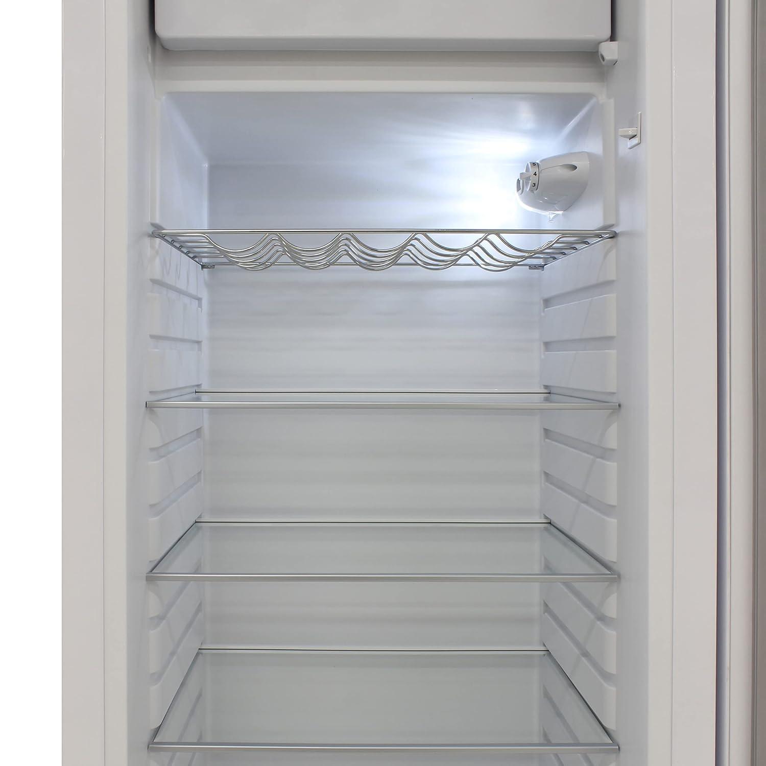 Brama 9.9-cu ft Counter-Depth Top-Freezer Refrigerator ( White )