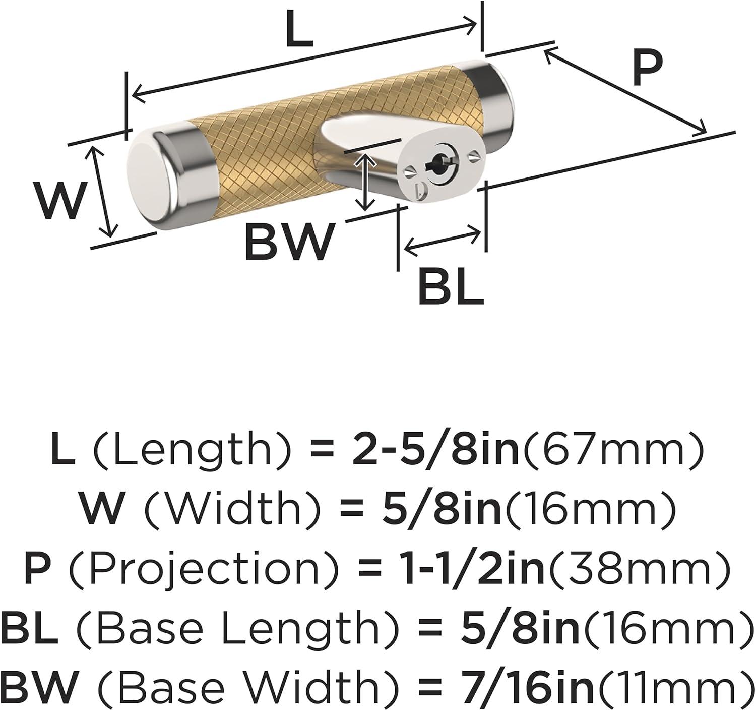 Esquire 2-5/8 inch (67mm) Length