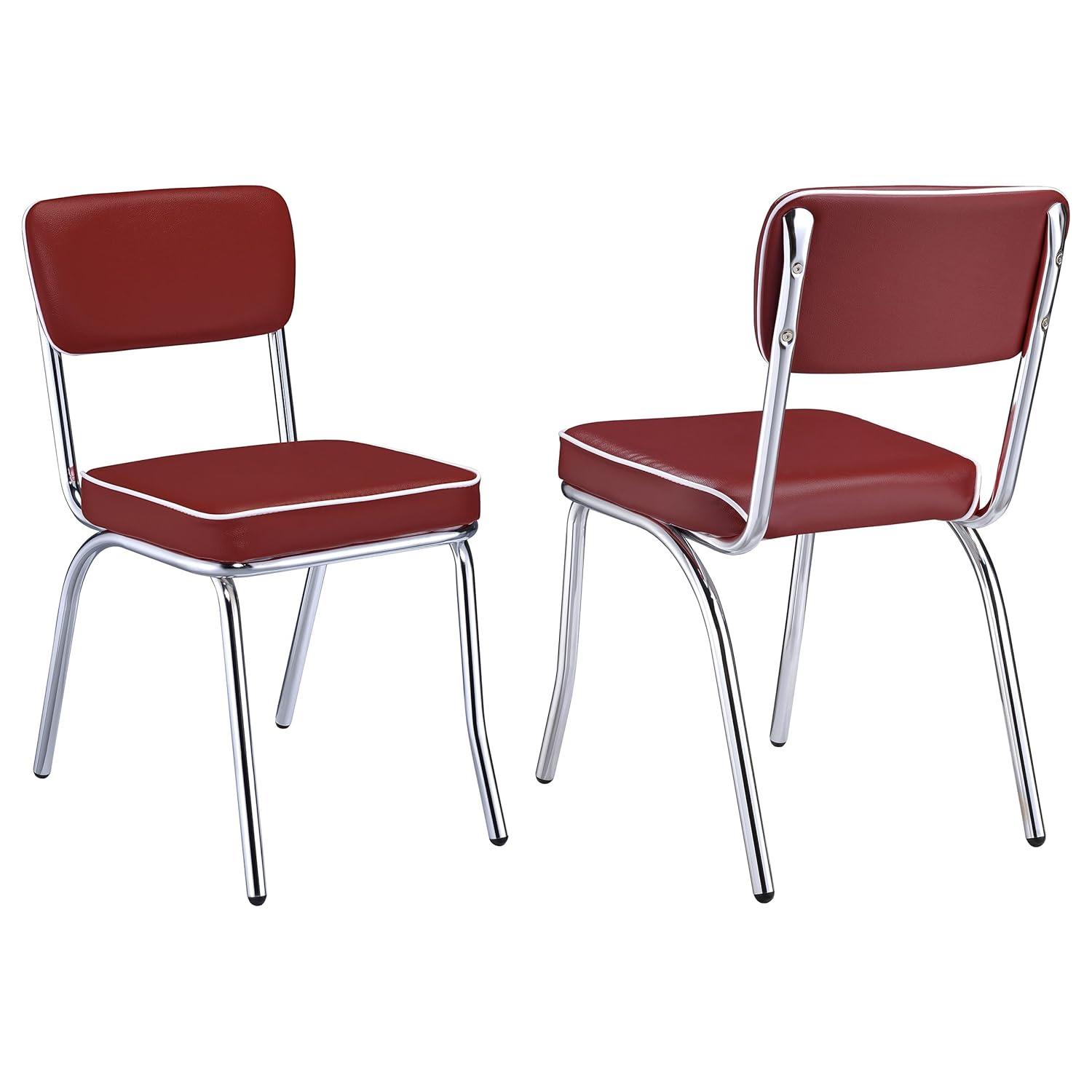 Newline Retro Upholstered Dining Side Chair (Set Of 2)