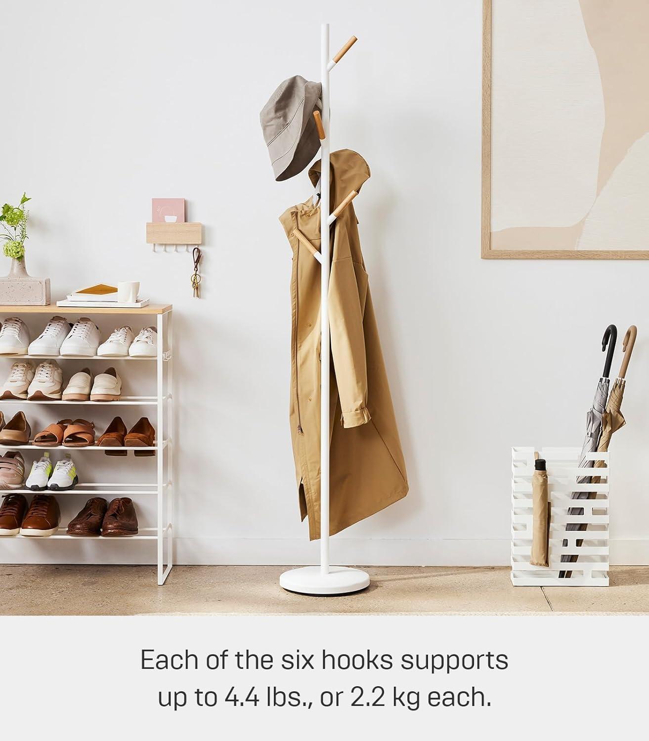 Yamazaki Home Coat Hanger, Steel, Weighted Base