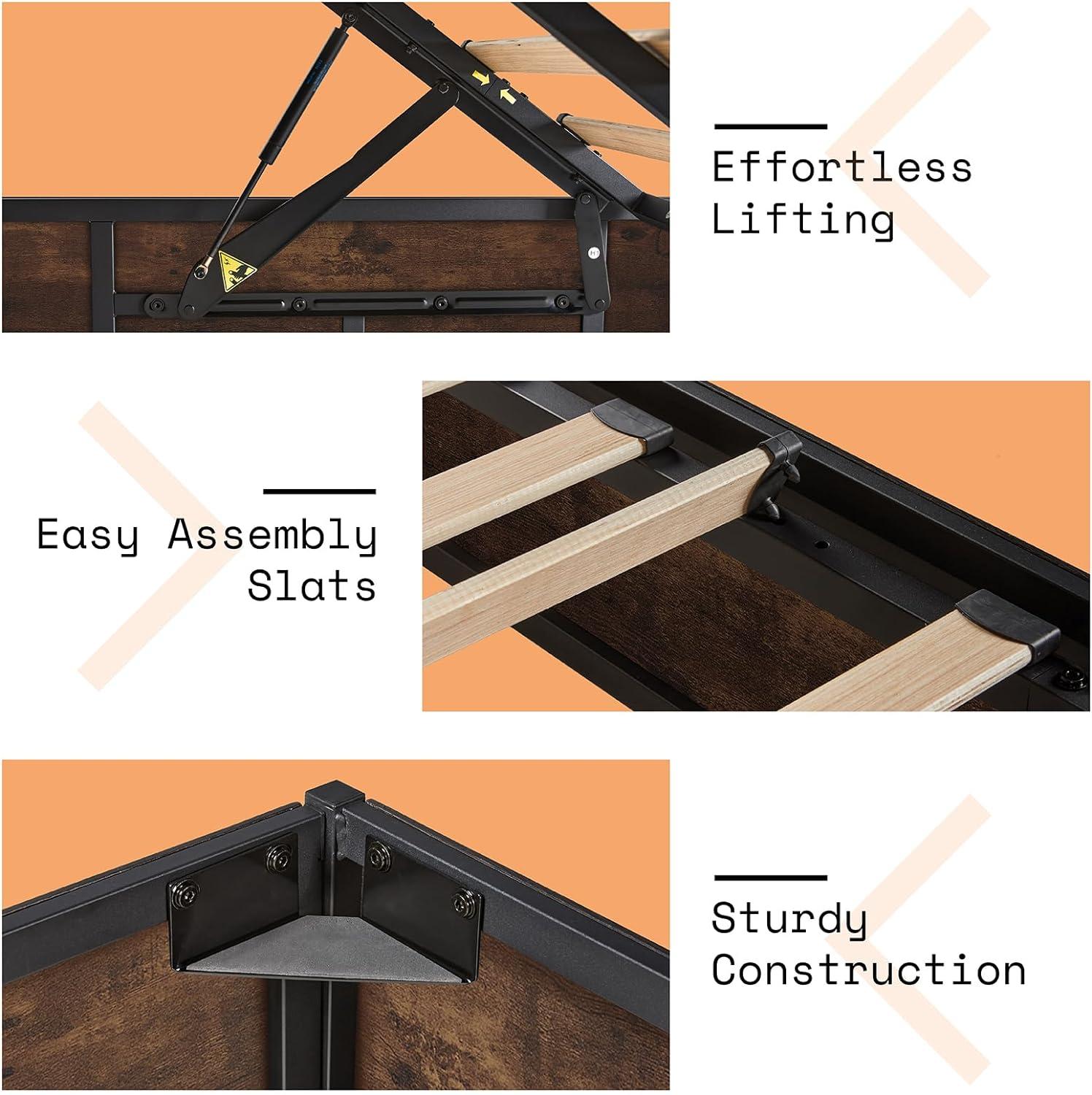 Caityln Lift Up Storage Bed