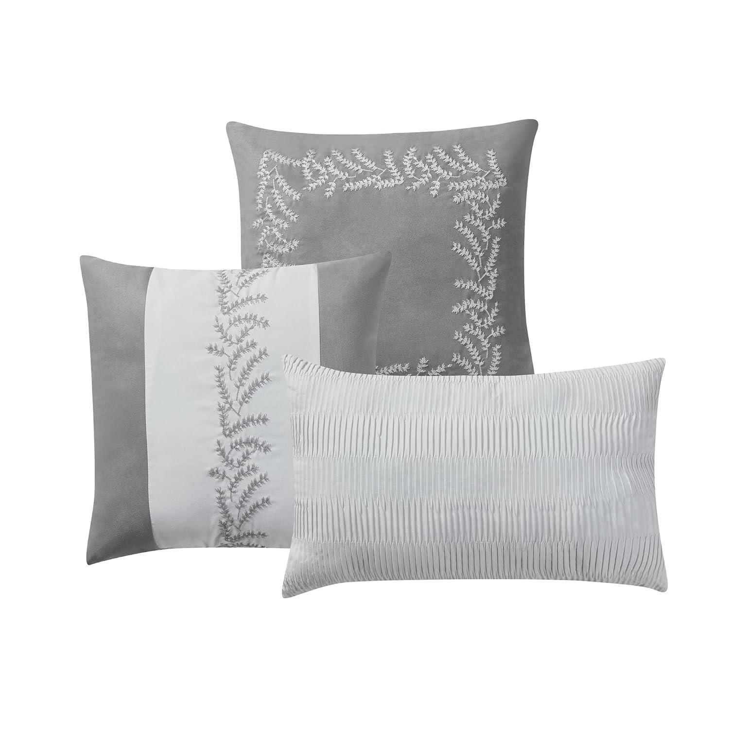 Sweet Home Collection Salerno 7 Piece Faux Suede Elegant Bedding Set By Sweet Home Collection