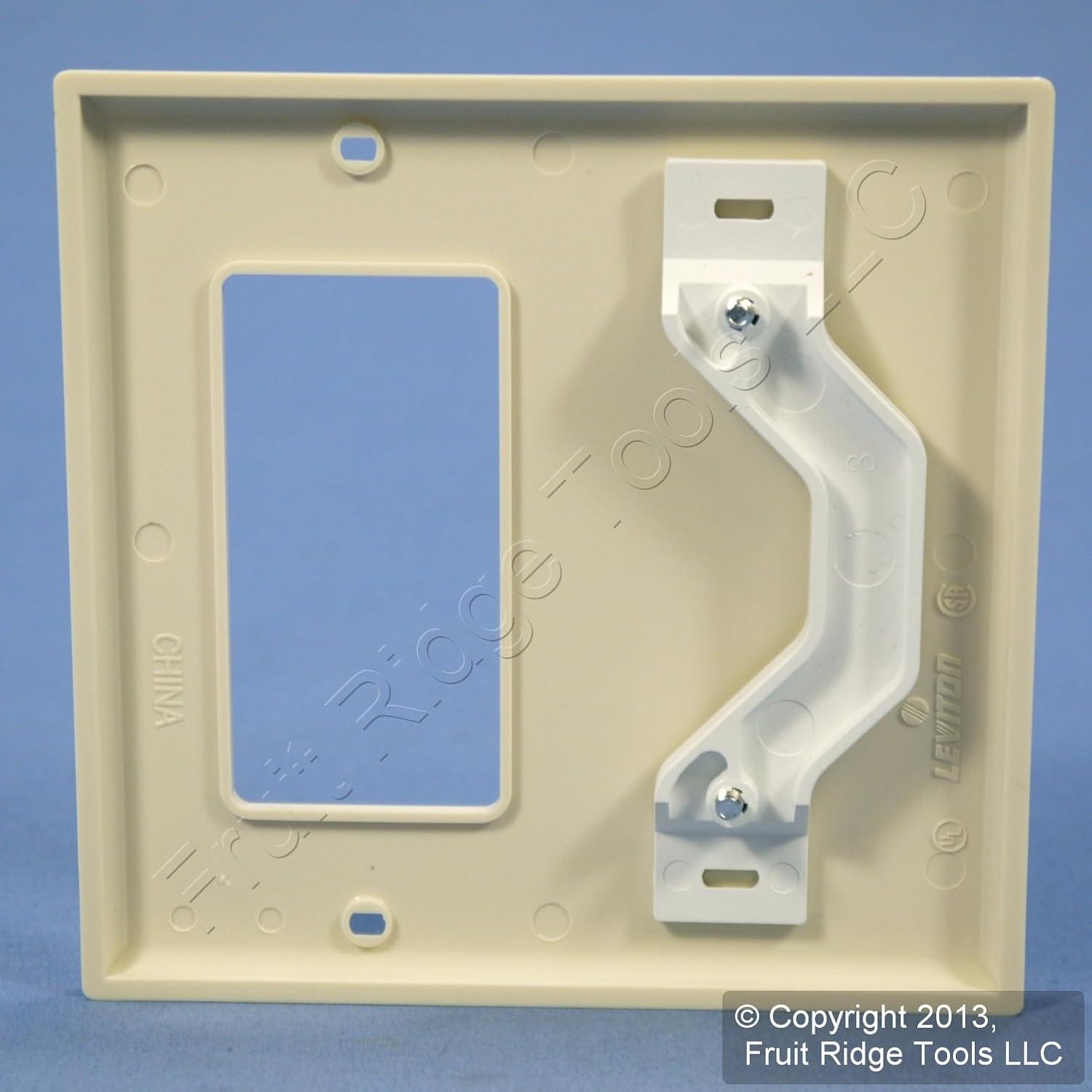 Light Almond 2-Gang Thermoplastic Nylon Wallplate