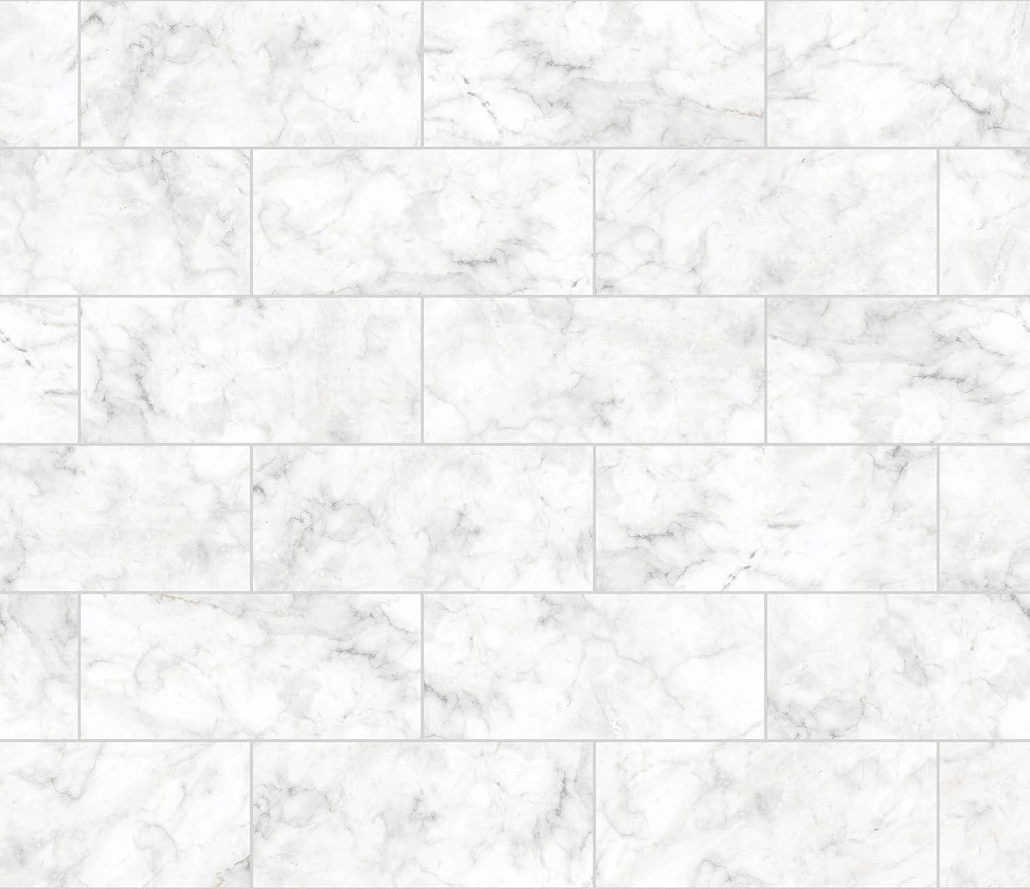 Brewster Home Fashions Marble Tile Peel & Stick Backsplash