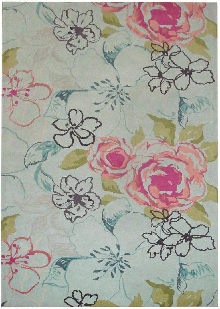 Wyndham WYD378 Hand Tufted Indoor Area Rug - Blue/Multi - 6'x9' - Safavieh.