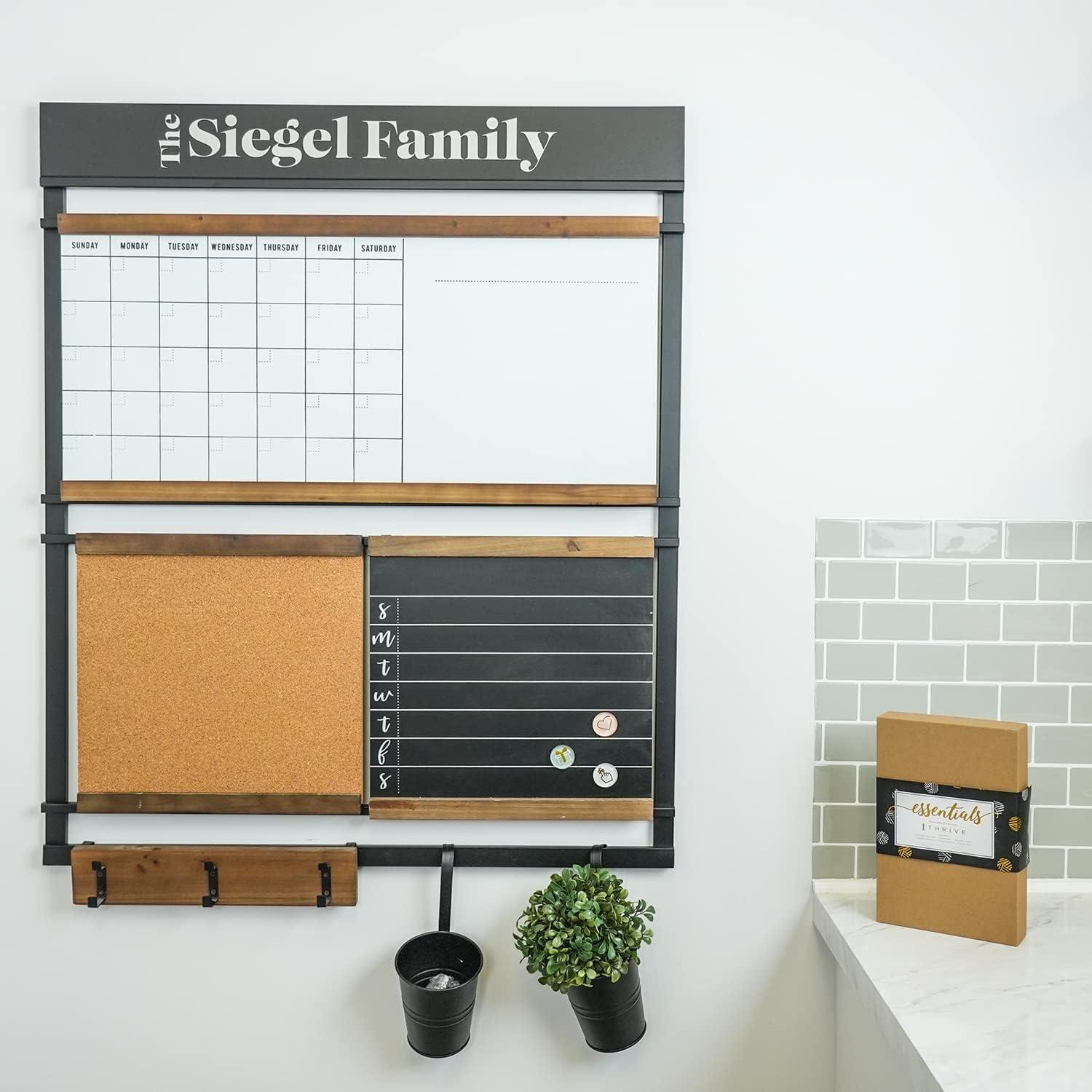 The Brooke Wall Organizer by 1THRIVE | Home Organization | Home Schooling | Command Center