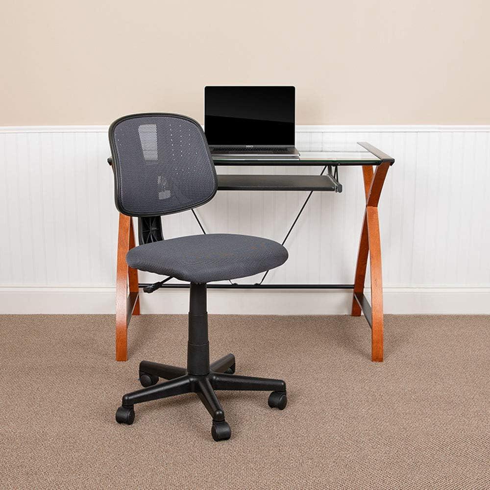 Flash Furniture Flash Fundamentals Mid-Back Mesh Swivel Task Office Chair with Pivot Back