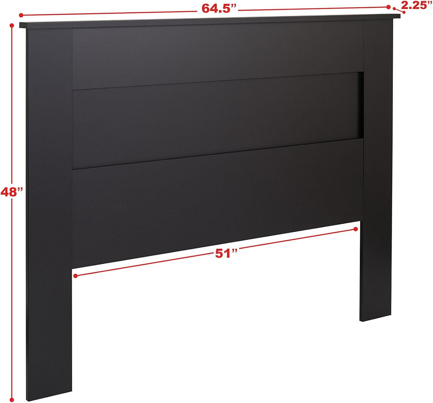 Prepac King Flat Panel Headboard White : 5-Year Warranty, MDF Construction, Spot Clean, King Size
