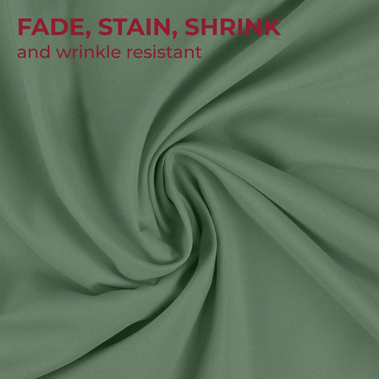 Mellanni Brushed Microfiber Pillowcase Set of 2, King, Sage