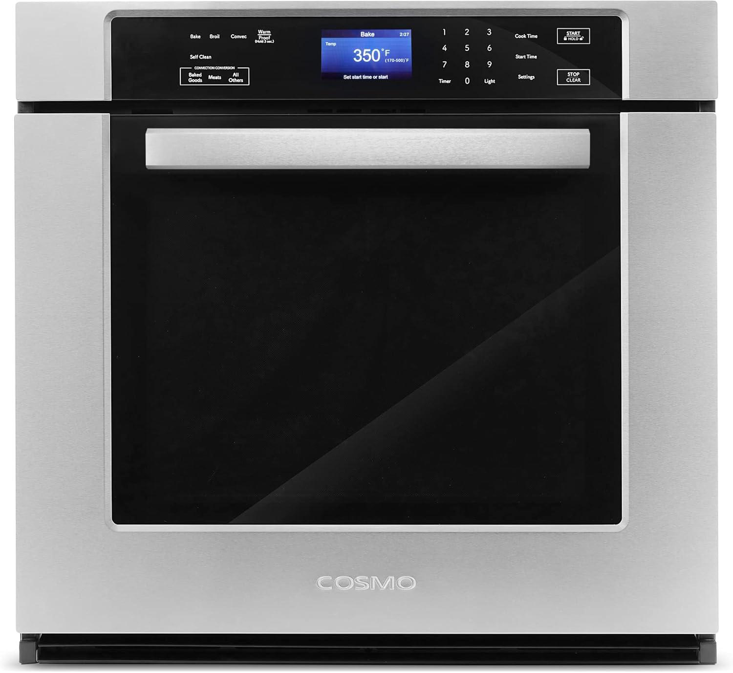 Cosmo COS-30ESWC 30 in. Self Cleaning Convection Electric Single Wall Oven