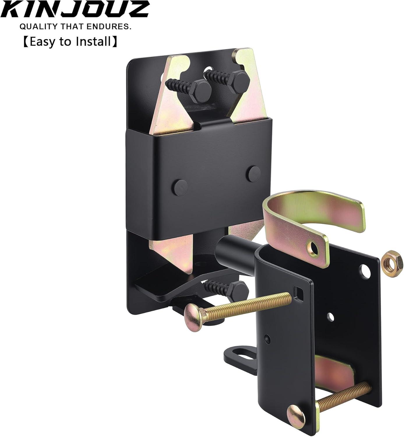 Black Steel Manual Gate Latch for Chain Link Fence