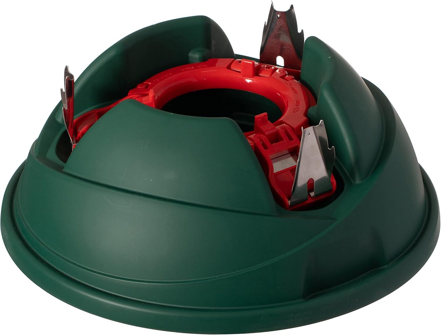 Indoor Automatic Green Christmas Tree Stand With Water Reservoir, Adjustable Metal Claws