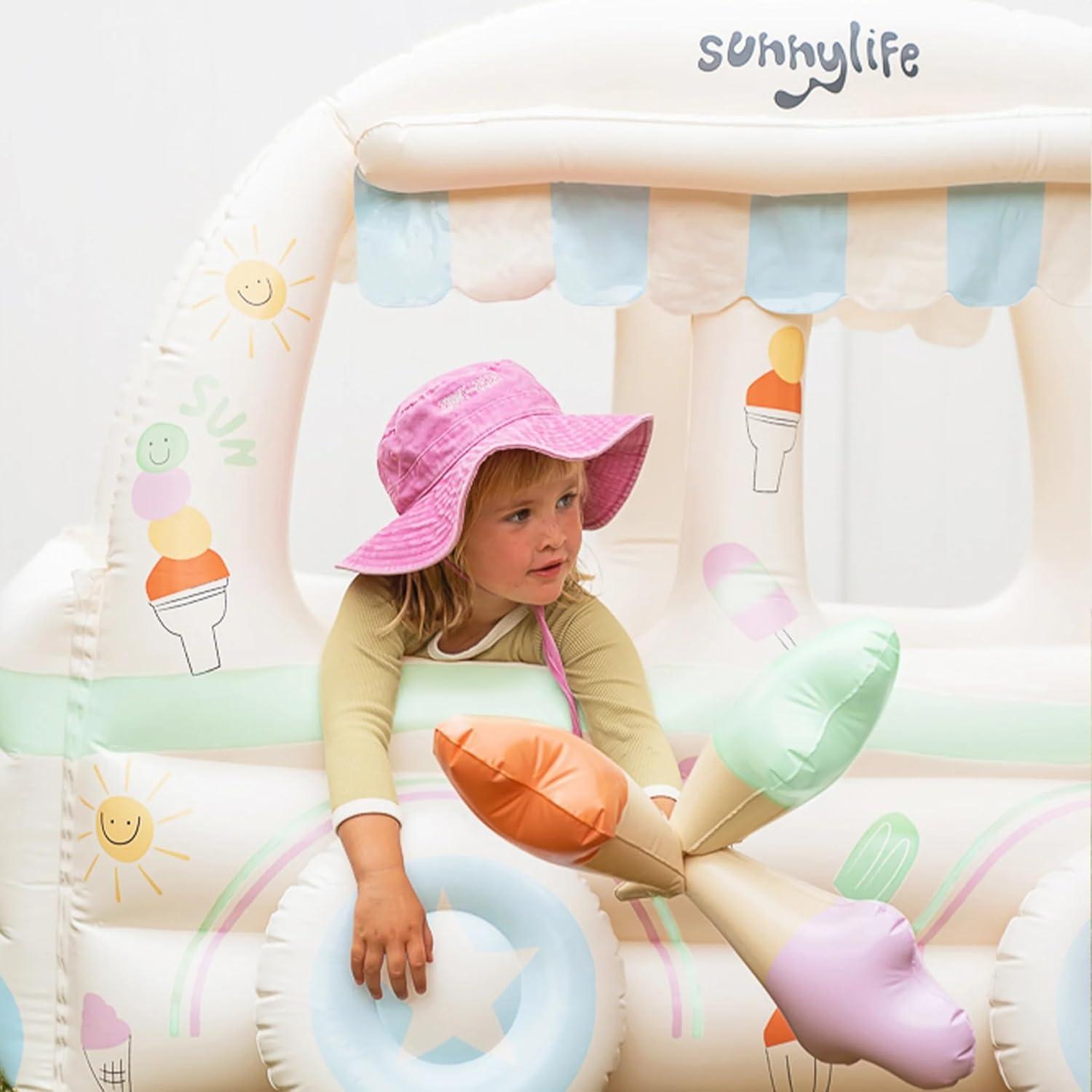SunnyLife Inflatable Multi-Color Playhouse with Ice Creams