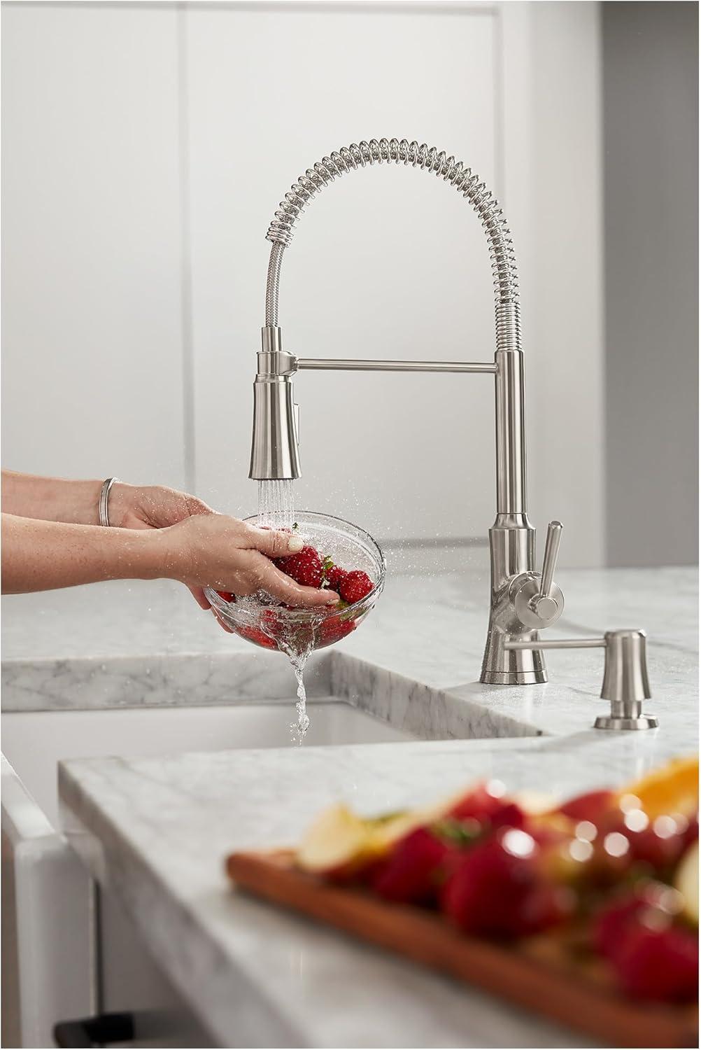 Stainless Steel Optic Kitchen Sink Soap Dispenser