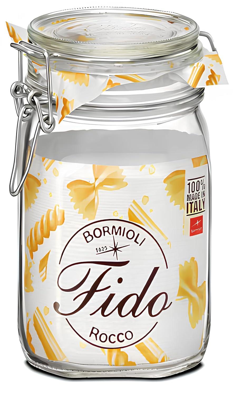 Bormioli Rocco Fido 33.75oz Glass Canning Jar