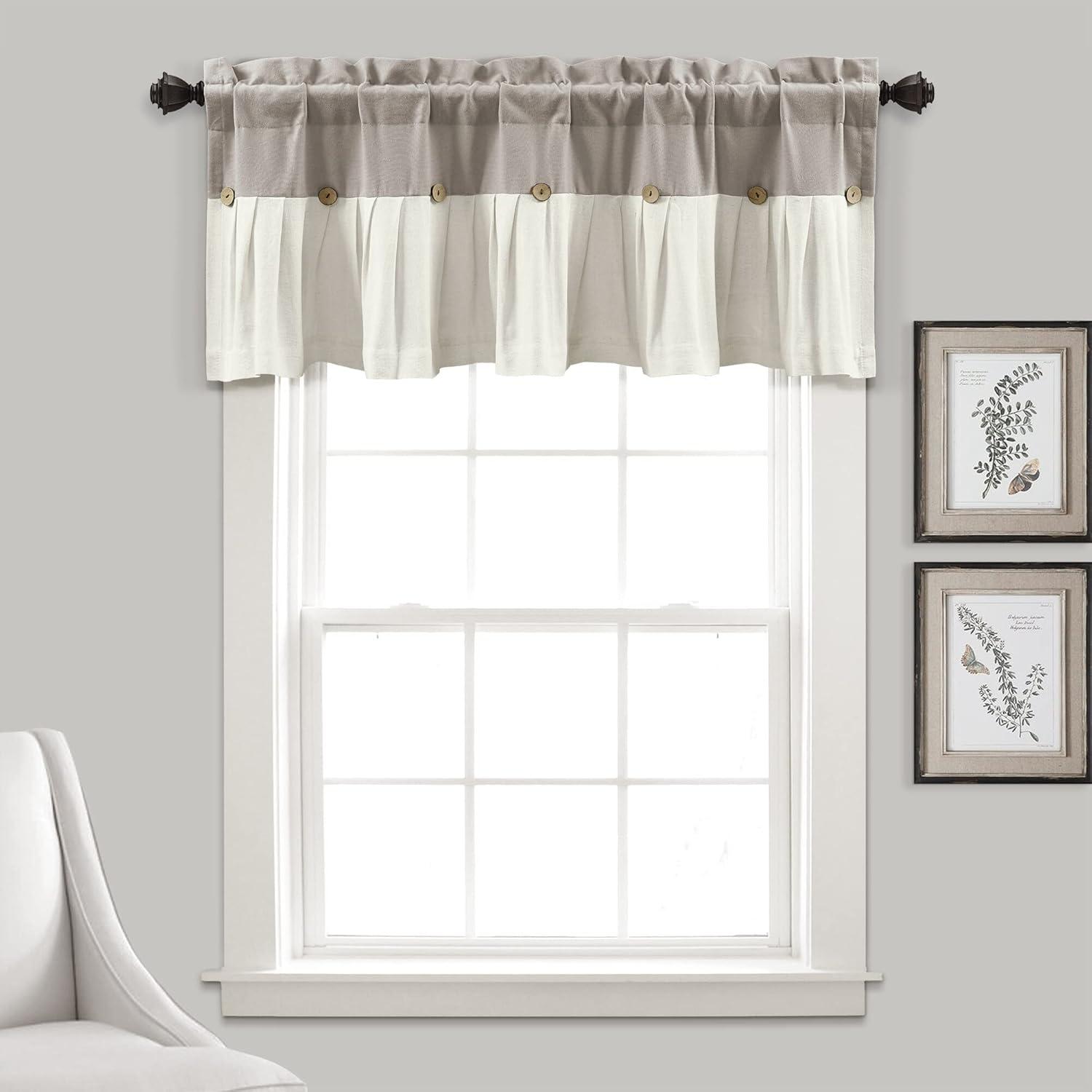 OTOTWER Patchwork 52'' W Window Valance