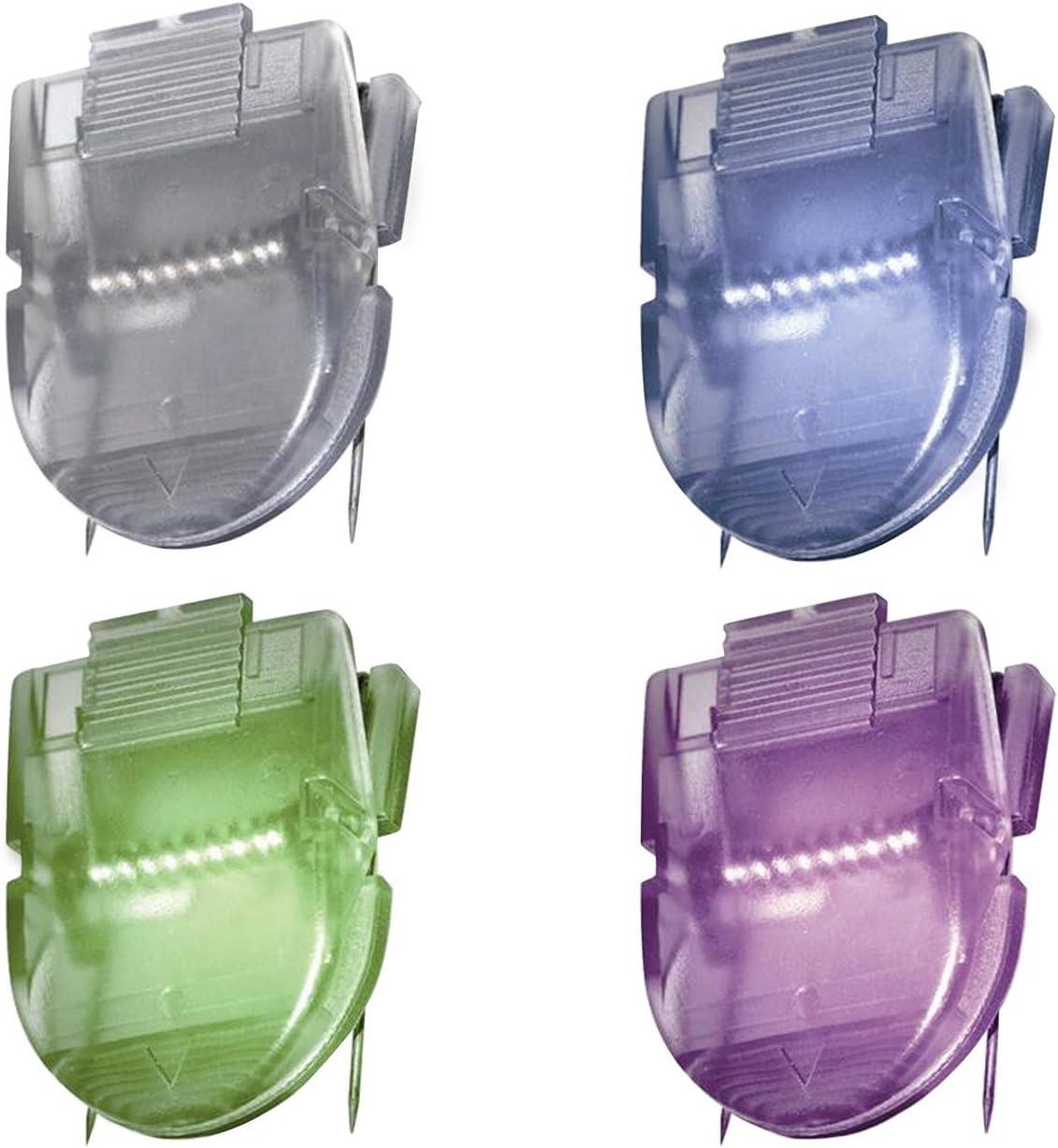 Advantus Wall Clips for Fabric Panels, 40 Sheet Capacity, Assorted Metallic Colors, 20/Box