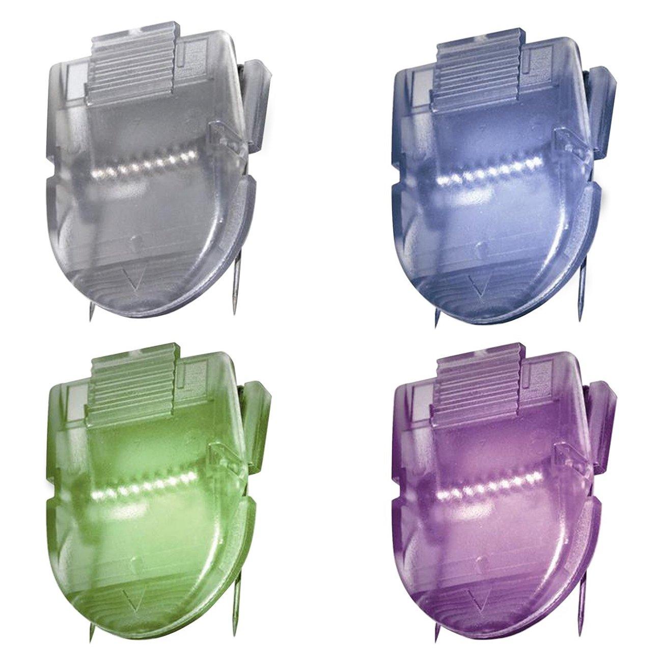 Advantus Wall Clips for Fabric Panels, 40 Sheet Capacity, Assorted Metallic Colors, 20/Box