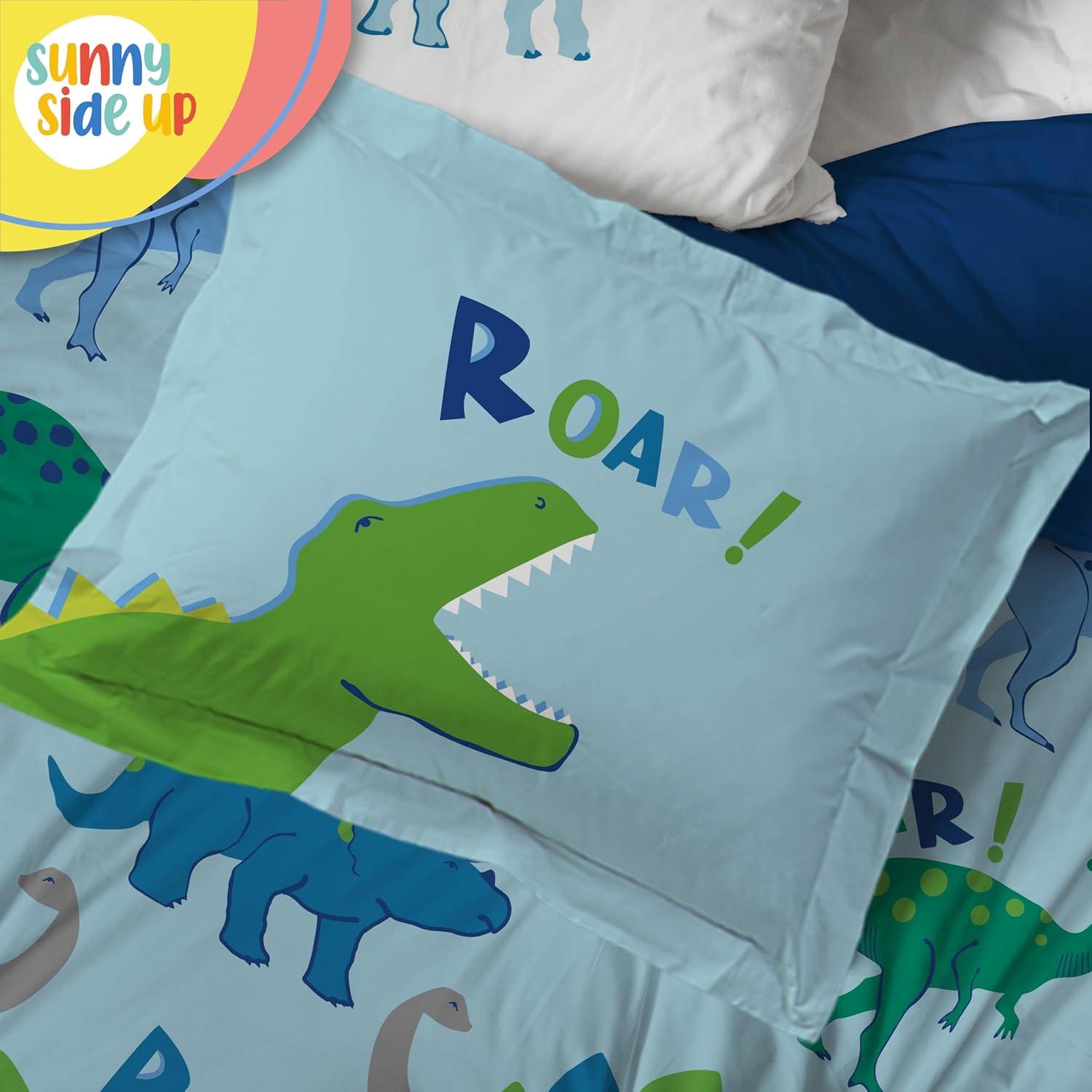 Sunny Side Up Dino Roar Bed Set