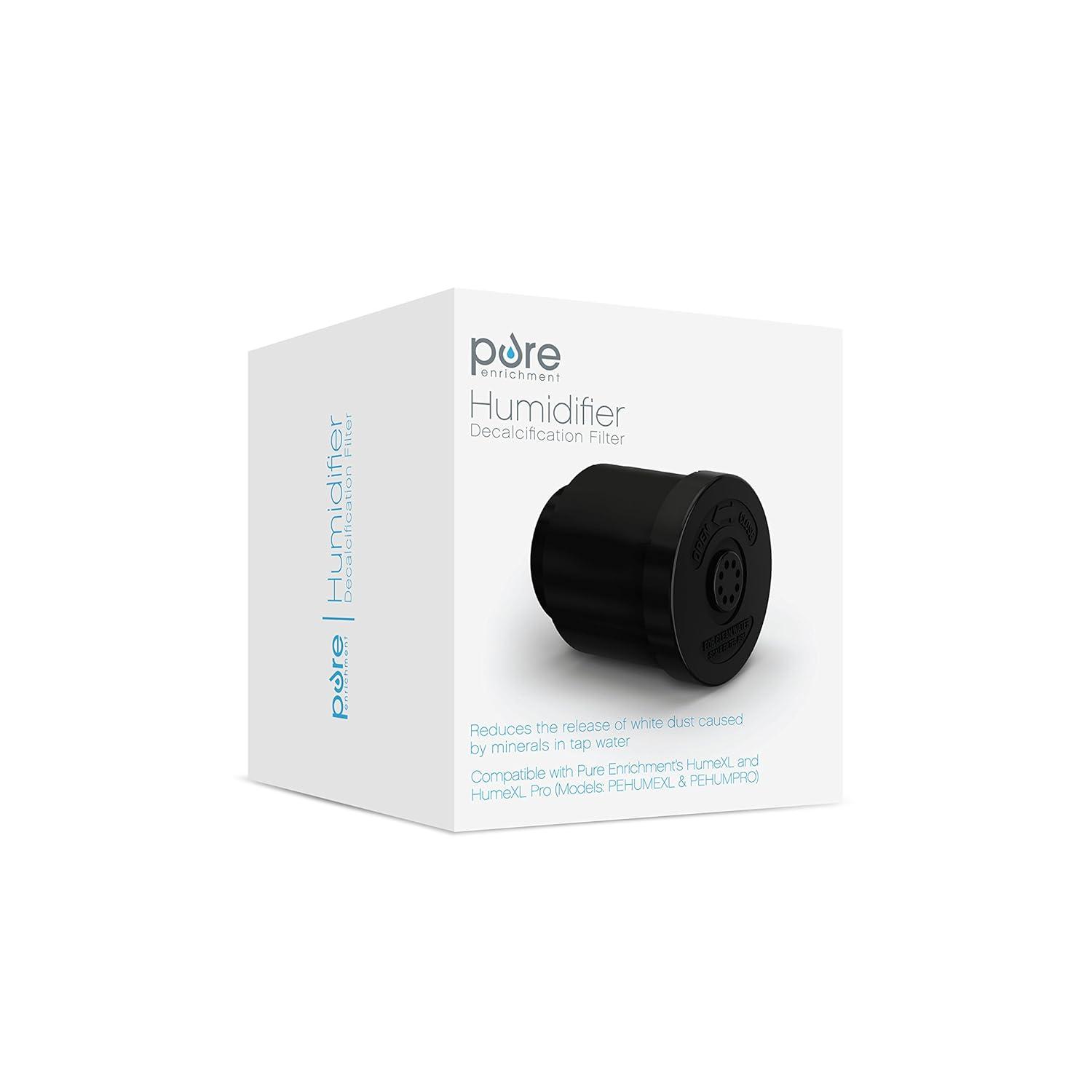 Humidifier Decalcification Cartridge Filter – Compatible with Pure Enrichment's Hume XL and Hume XL Pro Ultrasonic Humidifiers (Models: PEHUMEXL and PEHUMPRO)