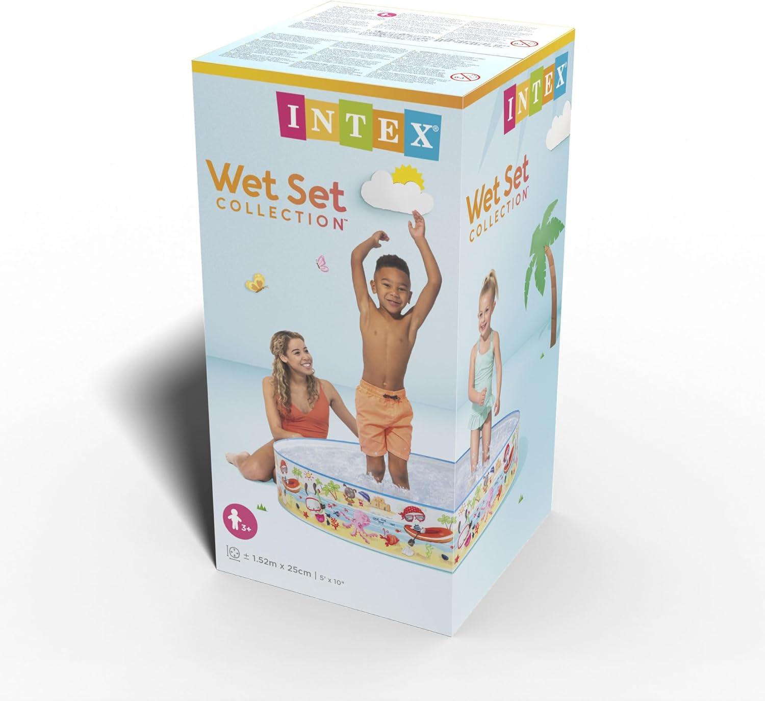 INTEX Beach Days Snapset Instant Kids Childrens Swimming Pool