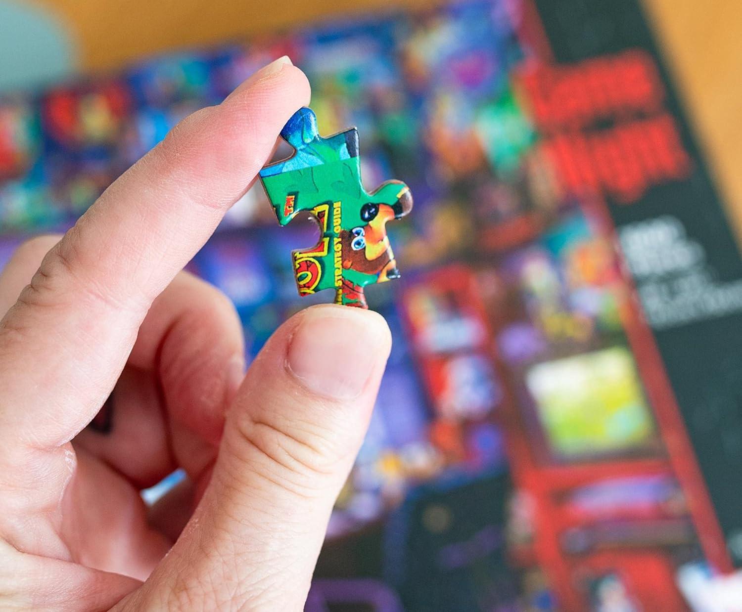 Toynk '80s Game Room Pop Culture 1000 Piece Jigsaw Puzzle By Rachid Lotf