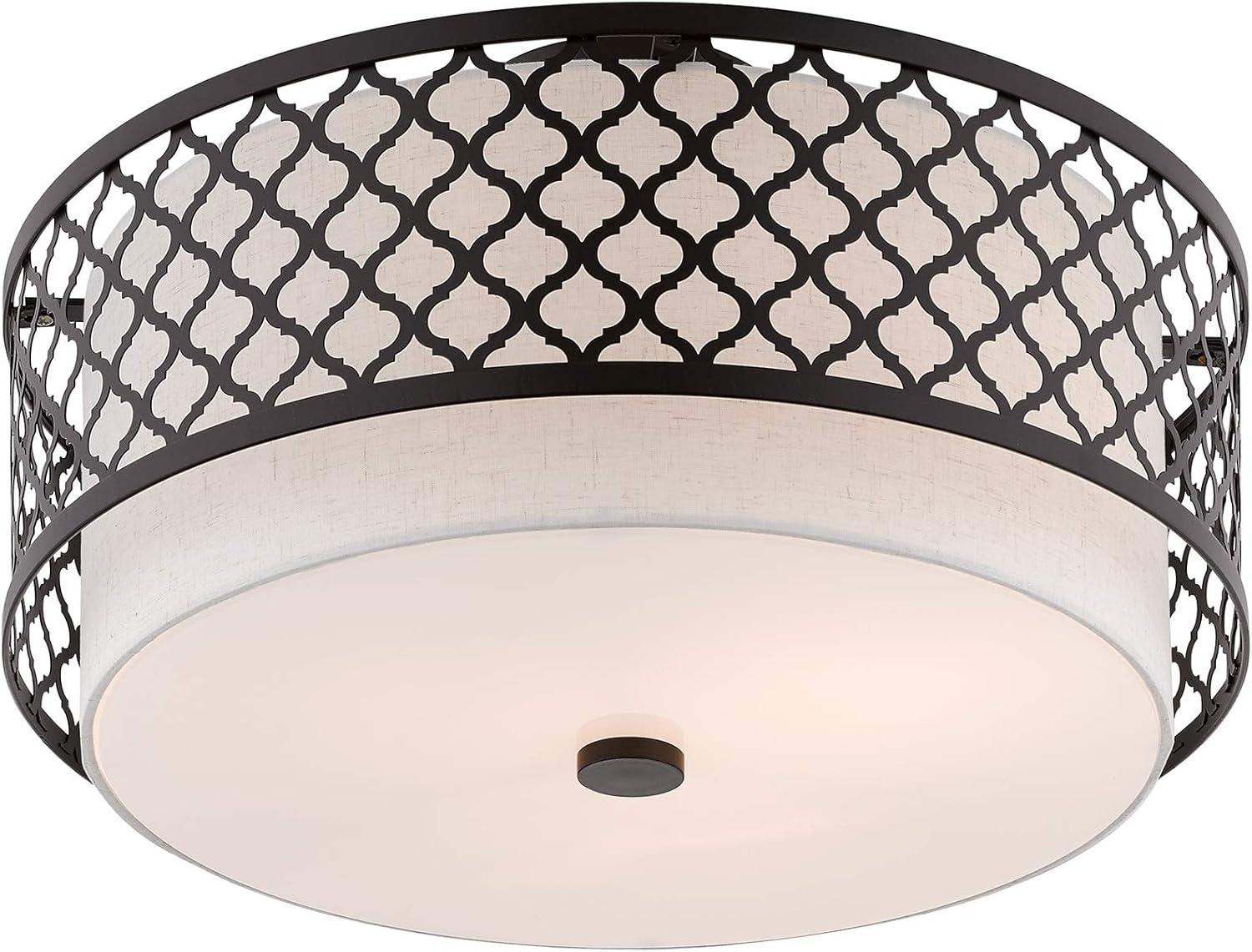 Livex Lighting Arabesque 3 - Light Semi-Flush Mount in  English Bronze