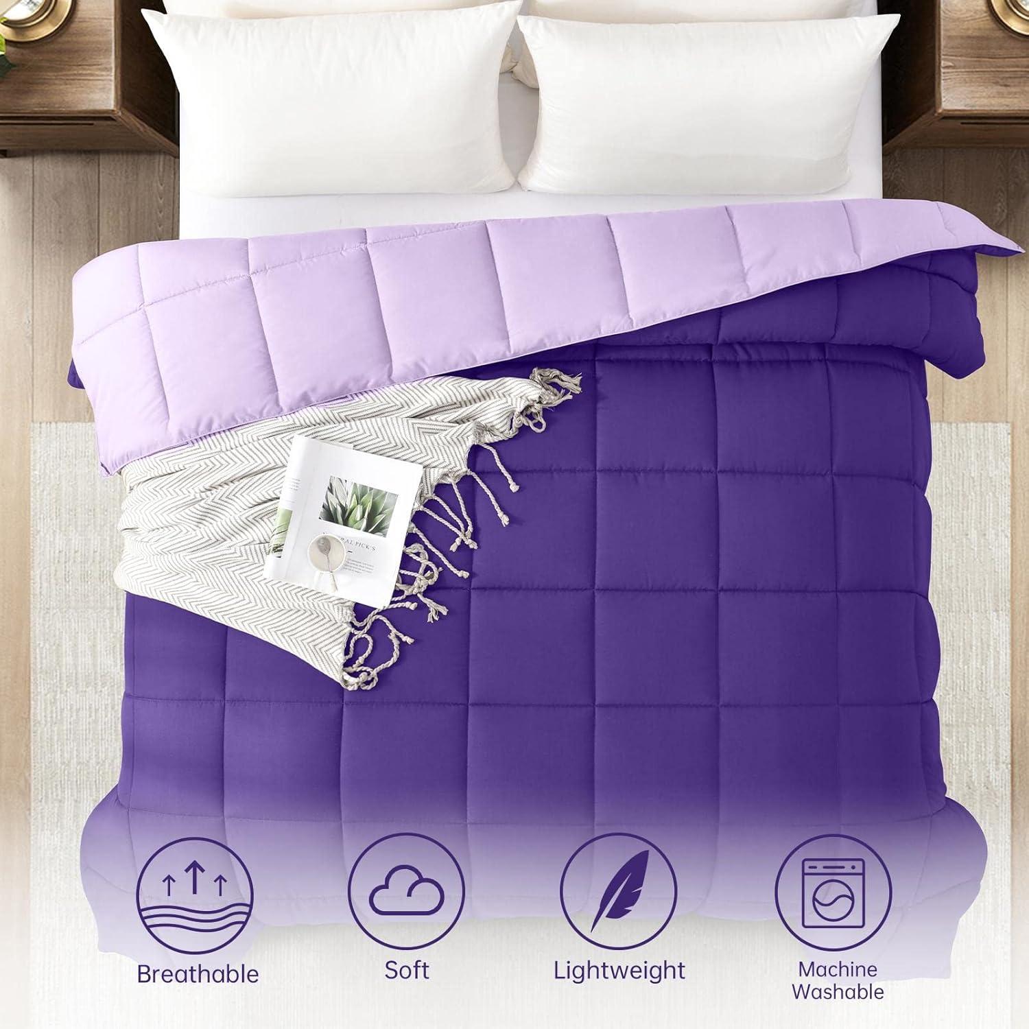 Bedding Comforter Duvet Plum - Queen