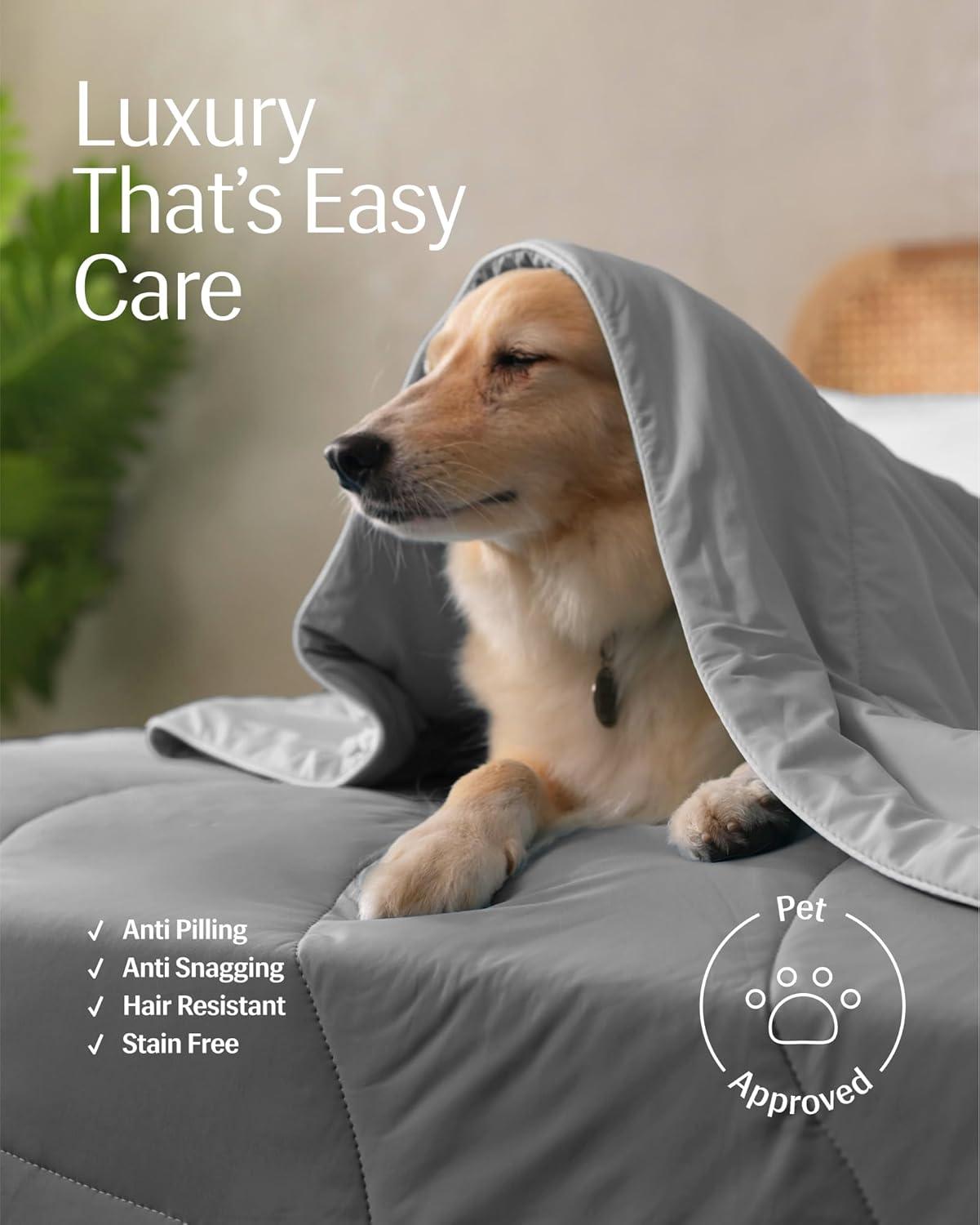 REST REST Evercool Award-Winning Cooling Comforter – Ultra Soft, Breathable, Lightweight, Hypoallergenic, All-Season Comforter for Hot Sleepers, Machine Washable