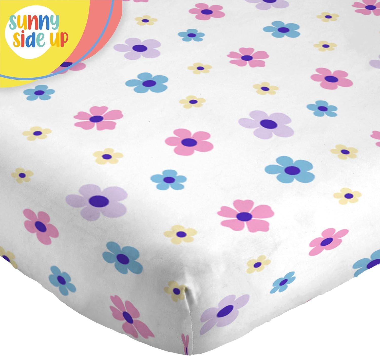 Sunny Side Up Flutter 3 Piece Twin Size Sheet Set