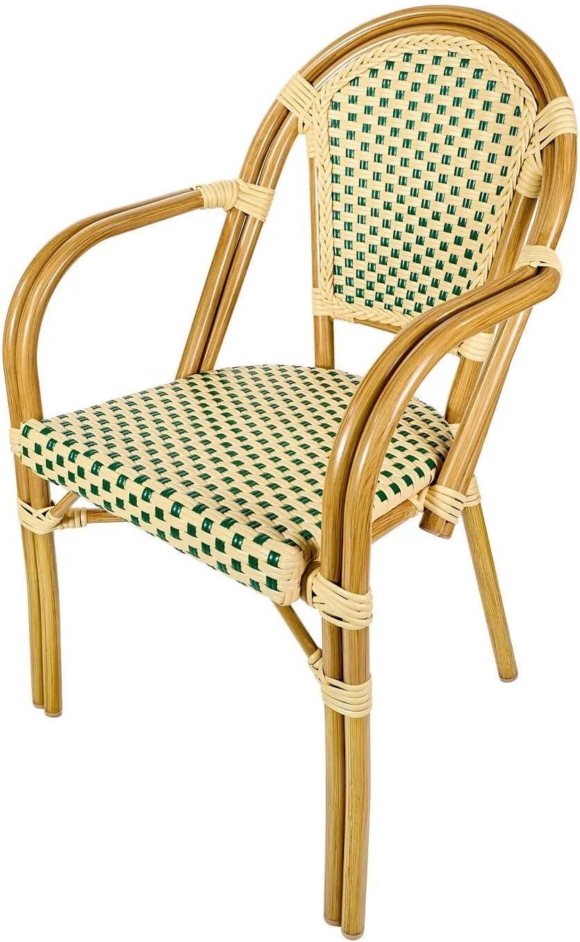 Chivari French With Arms Patio Dining Chair by Chivari (Set of 2)