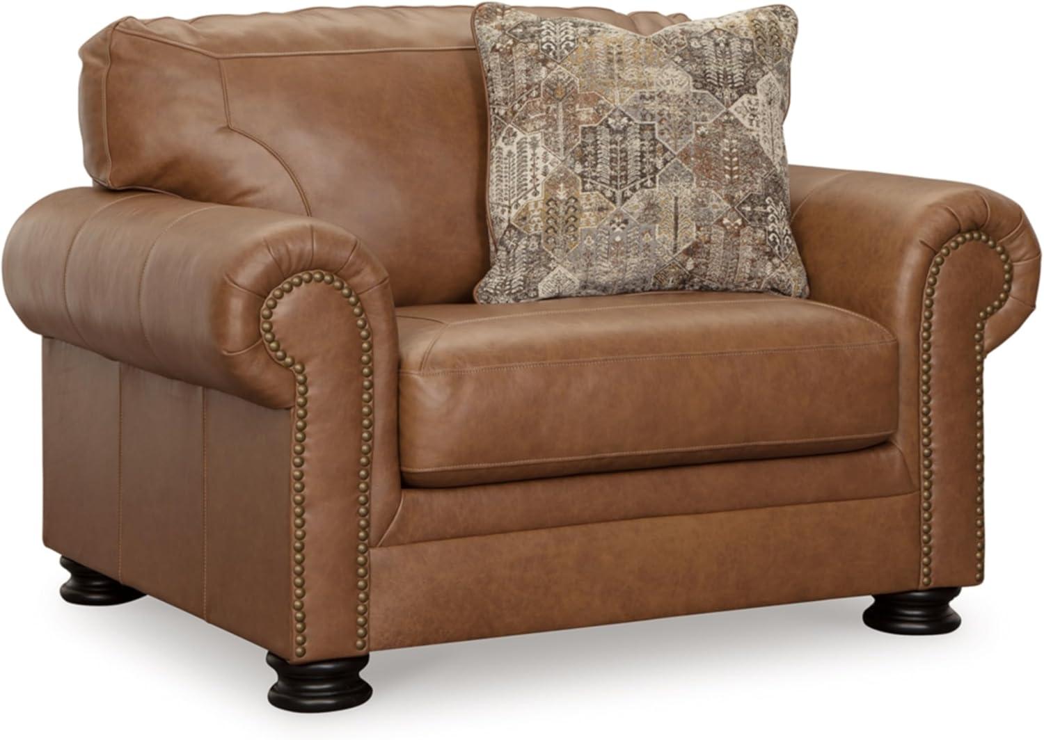 Ashley Furniture Carianna Caramel Oversized Chair