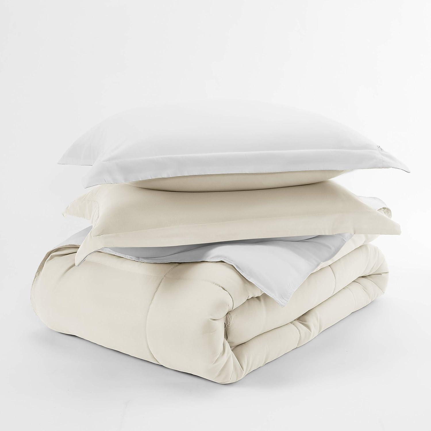 Becky Cameron Reversible Down-Alternative Comforter Bedding Set