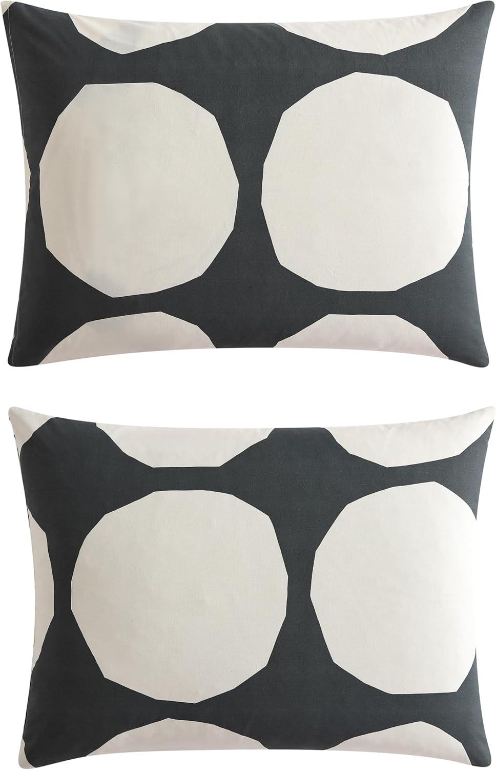 Marimekko Kivet Grey Cotton Duvet Cover Set