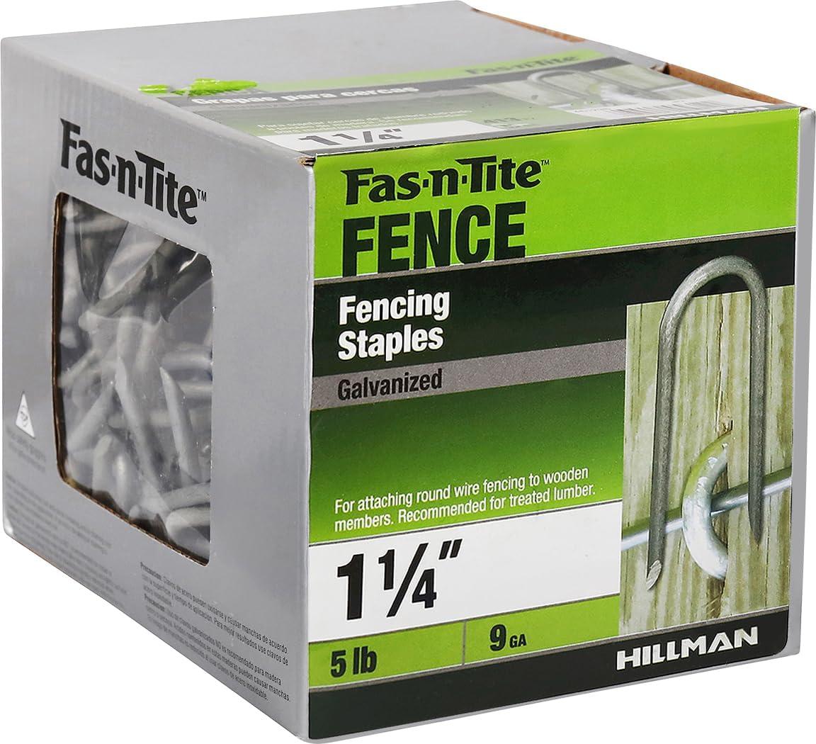 Hillman Fasteners 461298 1.25 in. Hot Dipped Galvanized Fence Staple