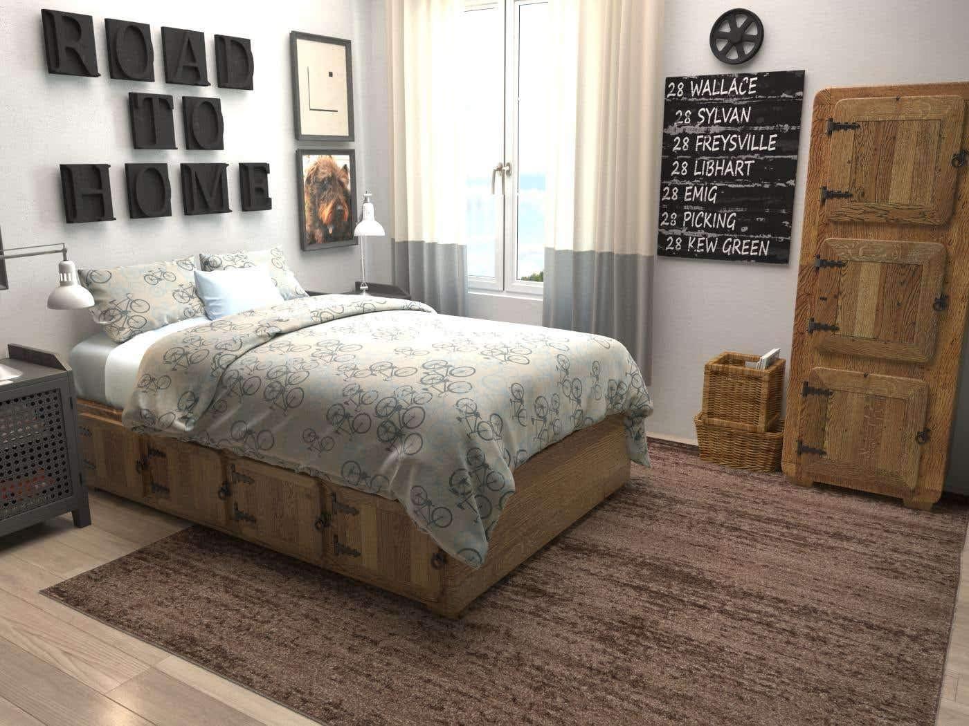 Unique Loom Del Mar Collection Area Rug - Lucille (7' 10" Square, Gray/ Ivory)