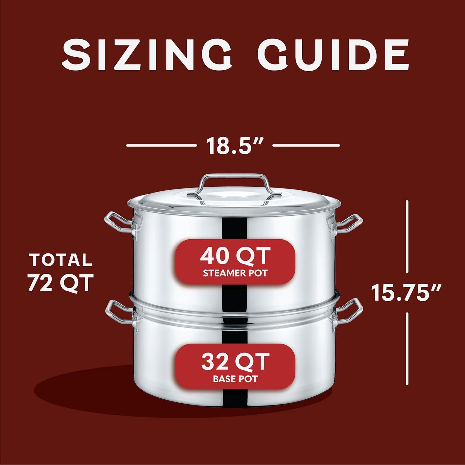 Concord Cookware Concord Cookware Stainless Steel Stock Pot