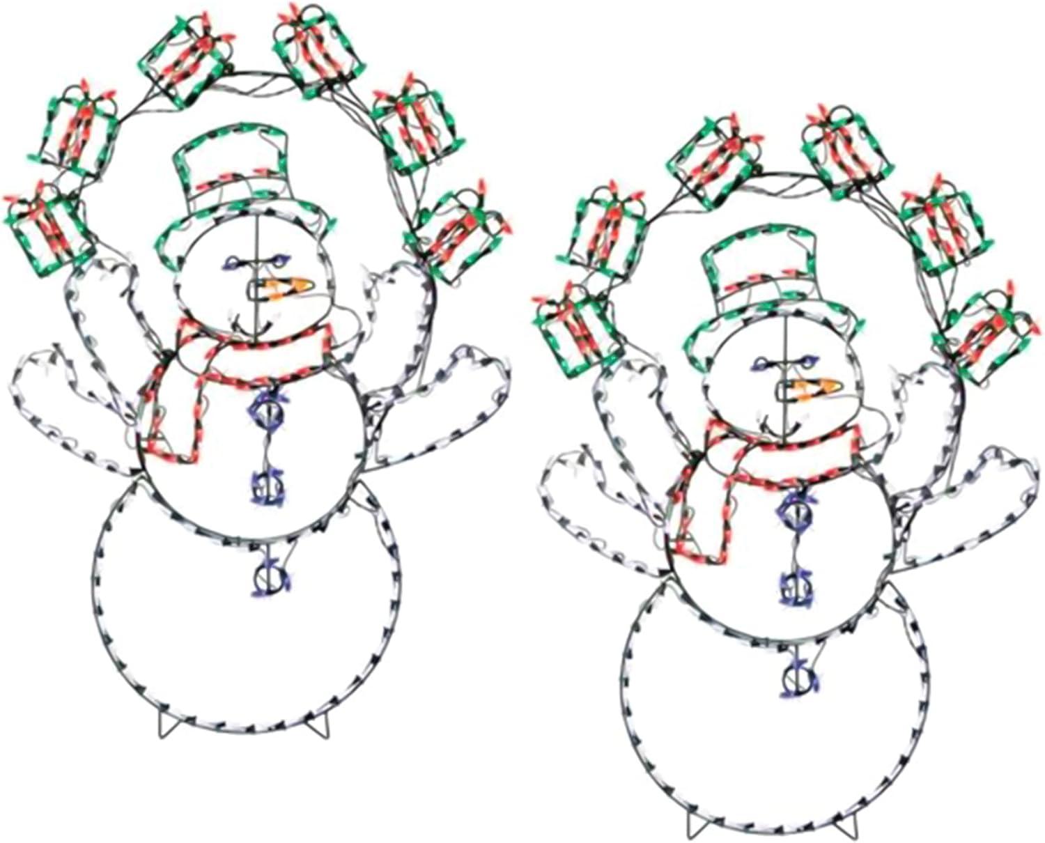 ProductWorks ProductWorks 60 In Pro-Line LED Animation Juggling Snowman Christmas Decoration