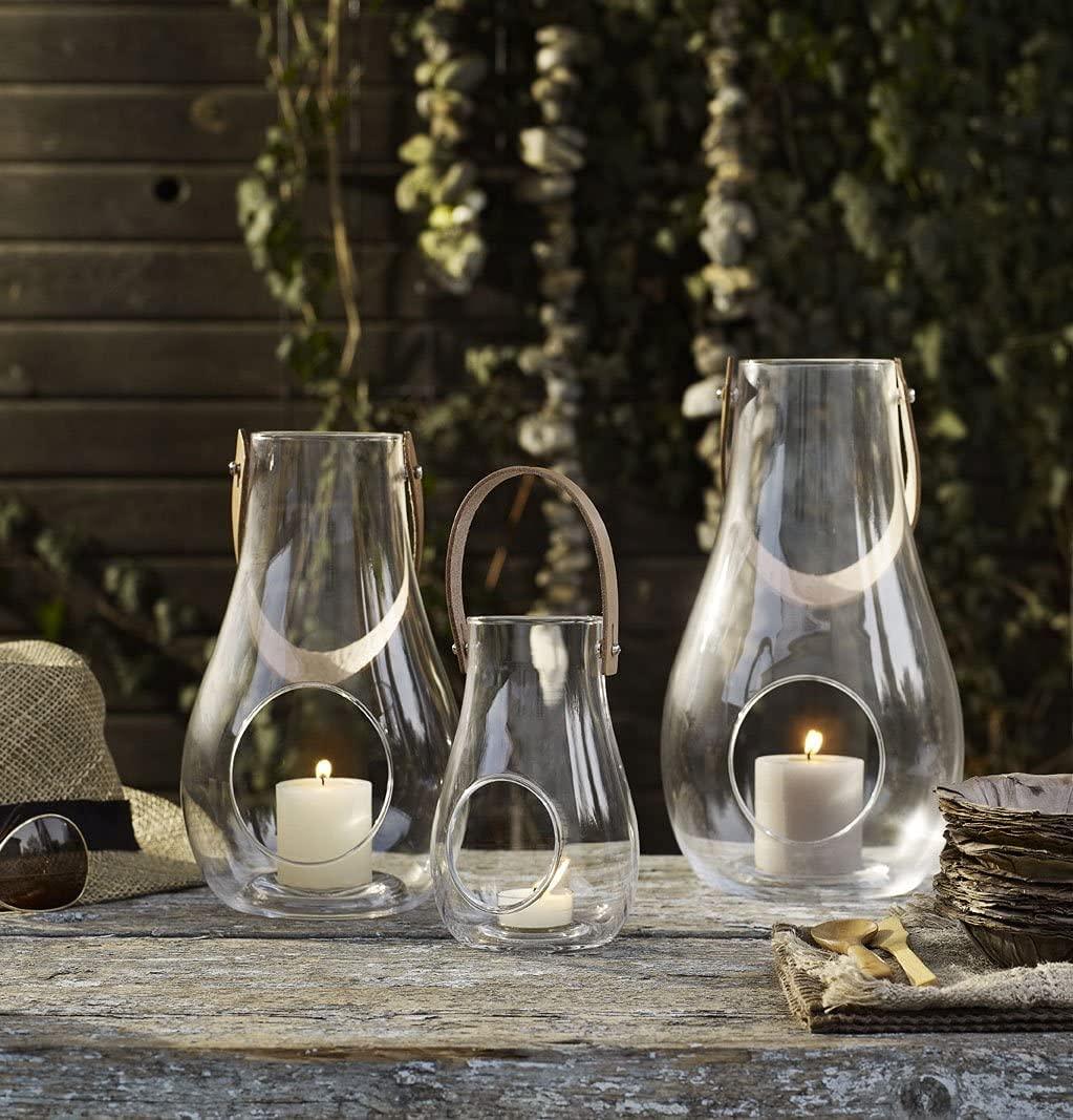 Glass Tabletop Lantern