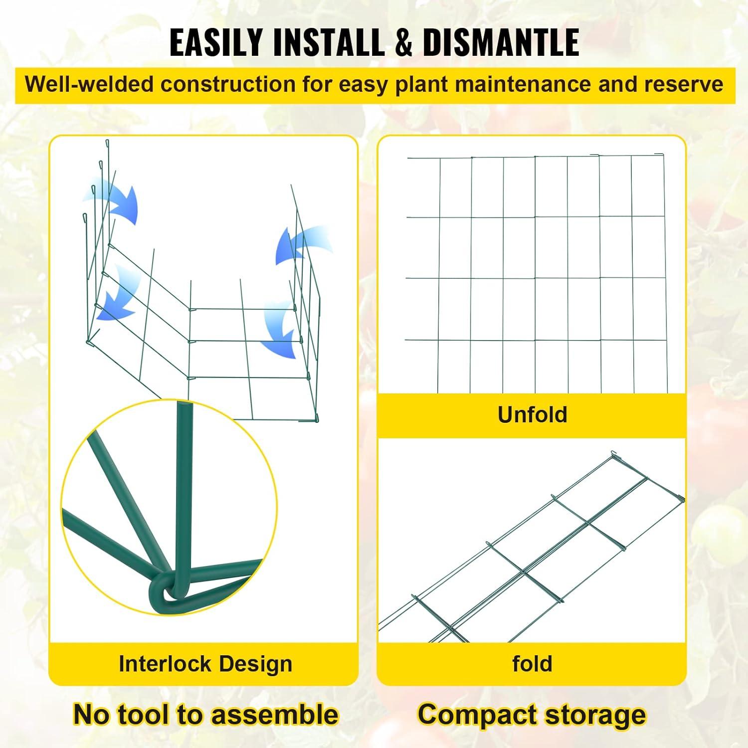 Metal Plant Support (Set of 3)