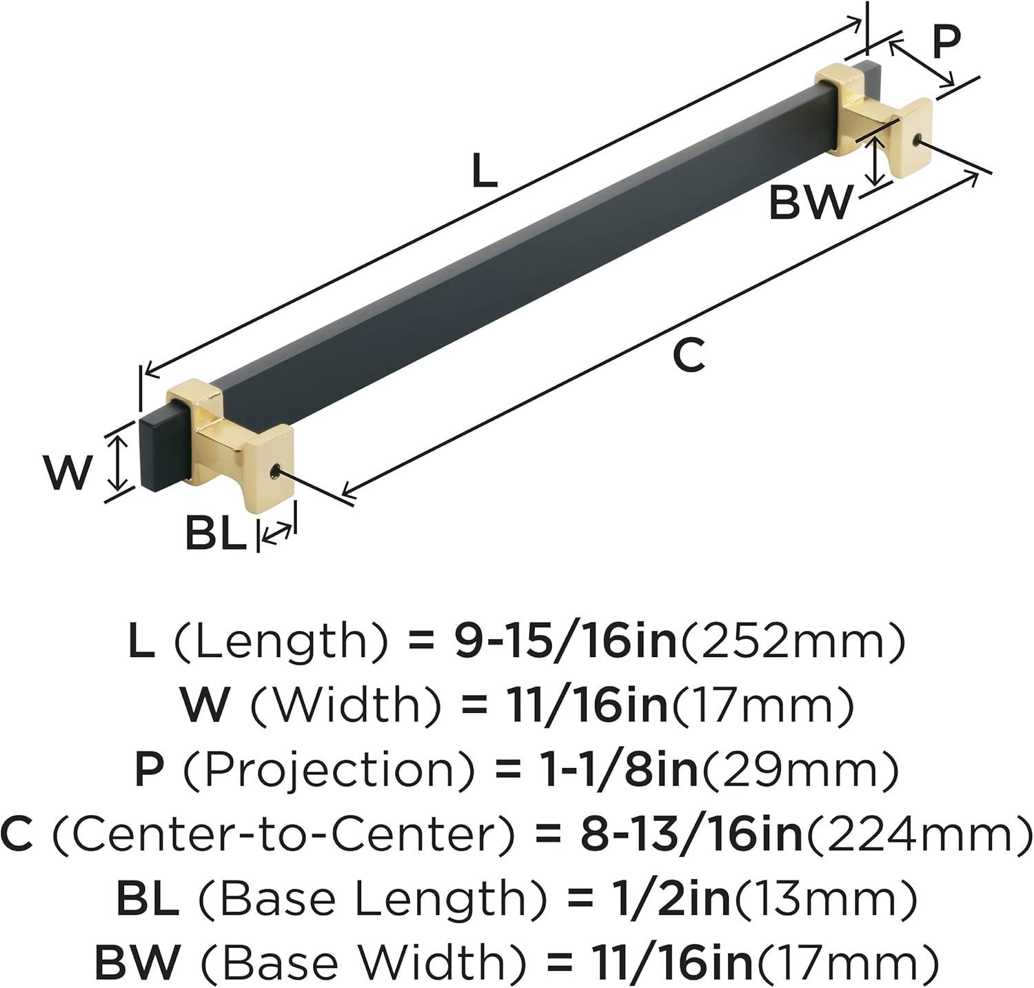 Amerock Overton Split Finish Cabinet or Drawer Pull