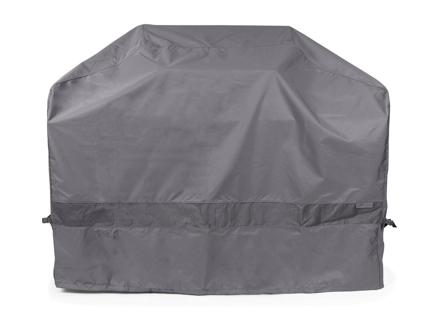 Grill Cover - Weather Resistant Outdoor Cover, Heavy Duty BBQ Covers for Large Outdoor Kitchen, 300D Polyester, 66 Inch, Charcoal