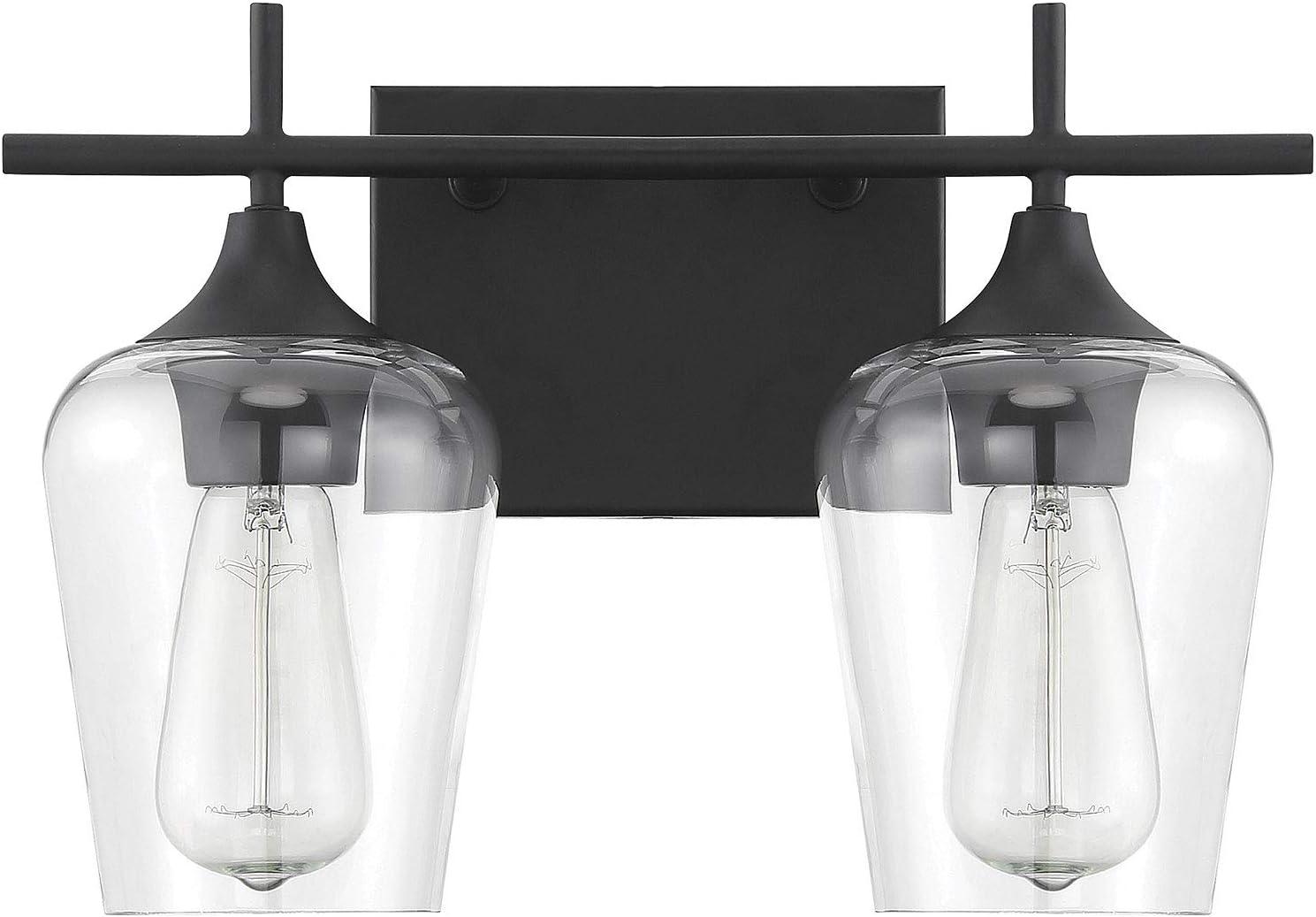 Savoy House Octave 2 - Light Vanity in Black