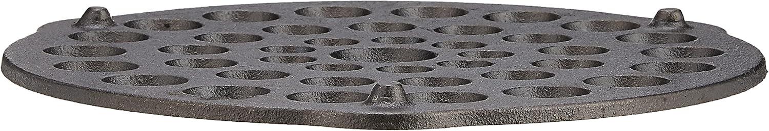 Lodge Cast Iron 8" Meat Rack/Trivet Pre-Seasoned, L8DOT3, 8.12"x7.93" x.4"