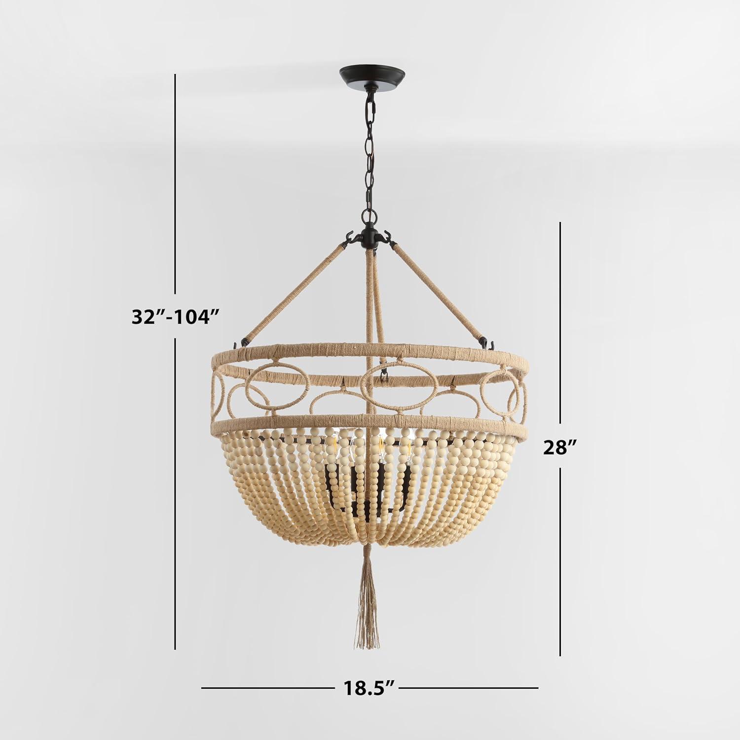 Sadie 4 Light Metal Dimmable Empire Chandelier